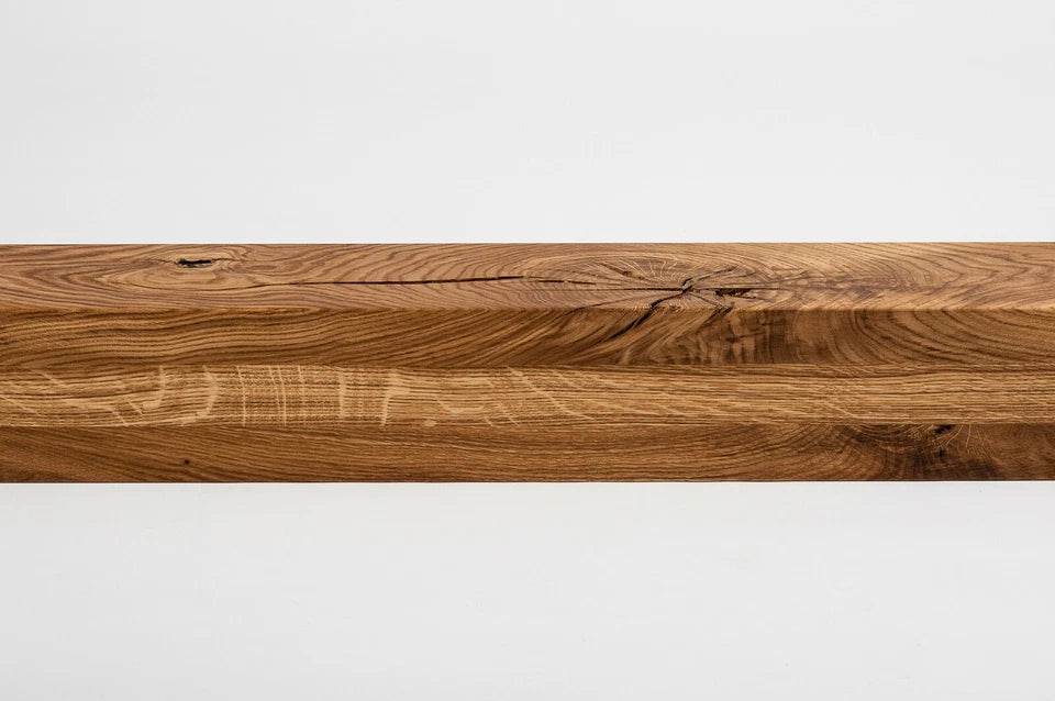 Līmētās ozola koka brusas Rustic 160x160 mm Dabīgi eļļots