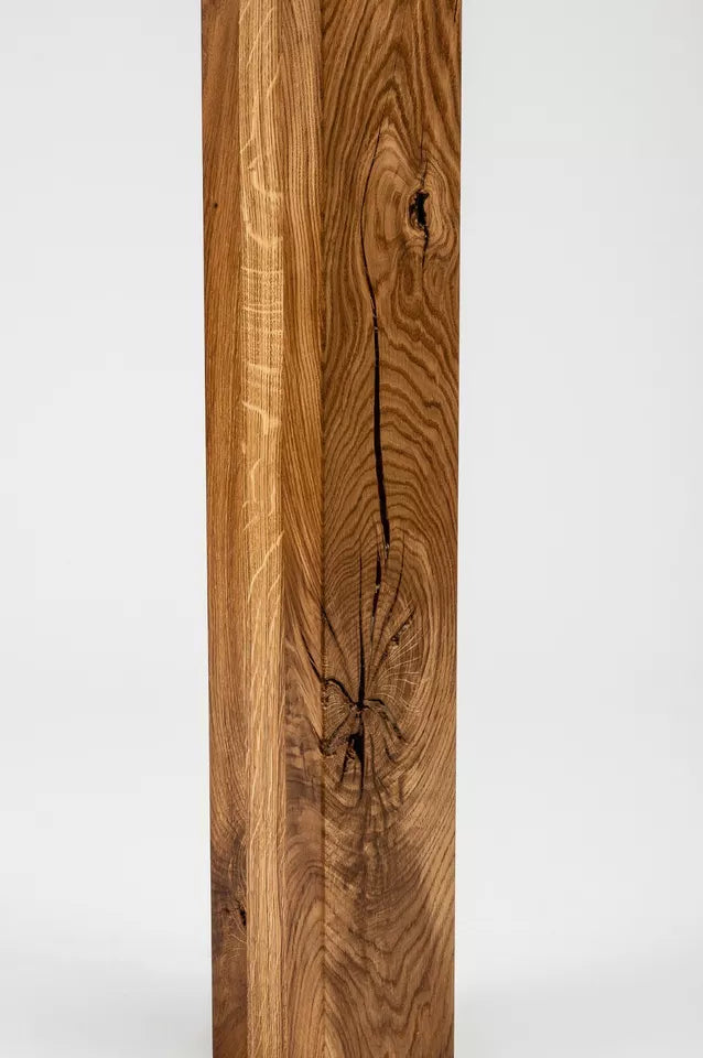 Līmētās ozola koka brusas Rustic 80x80 mm Dabīgi eļļots