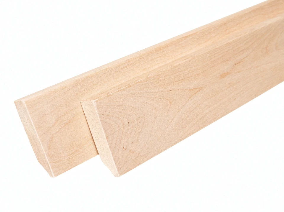 Grīdlīste Bērzs A/B 24x80mm neapstrādāts 2000 mm ar rādiusu 5mm