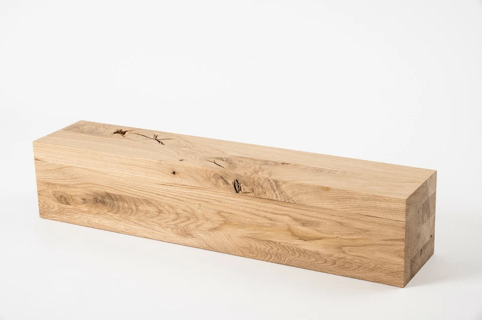 Glulam oak beam Rustic 160x160 mm untreated, square timber, solid wood