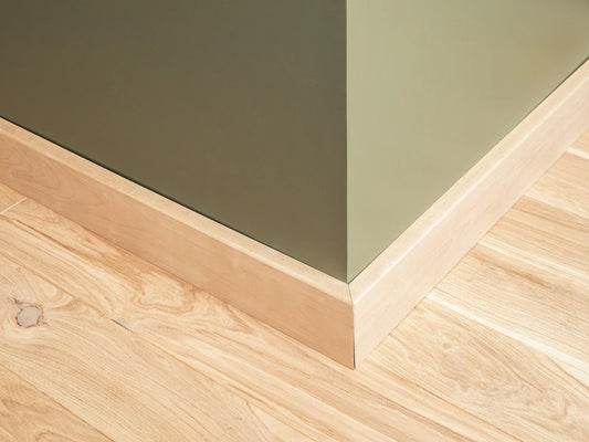 Grīdlīste Bērzs A/B 24x100mm neapstrādāts 2000 mm ar rādiusu 5mm