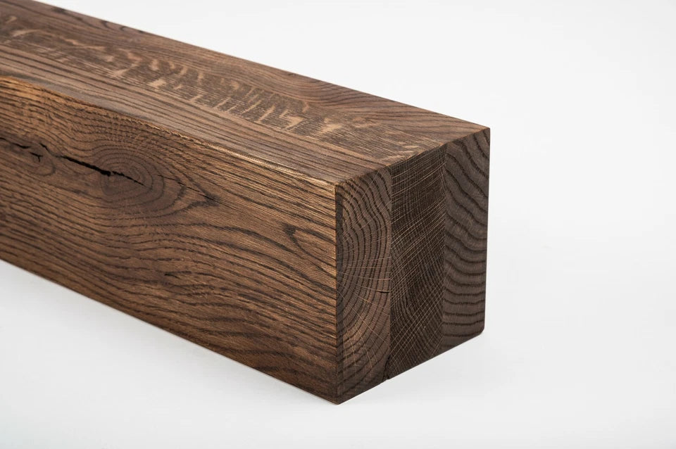 Līmētās ozola koka brusas Rustic 80x80 mm eļļots tonī Valrieksts