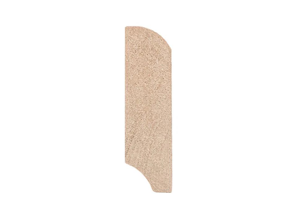 Grīdlīste Bērzs A/B 24x80mm eļļots ar cietā vaska eļļu tonī Dabīgi balts 2000 mm ar rādiusu 20mm