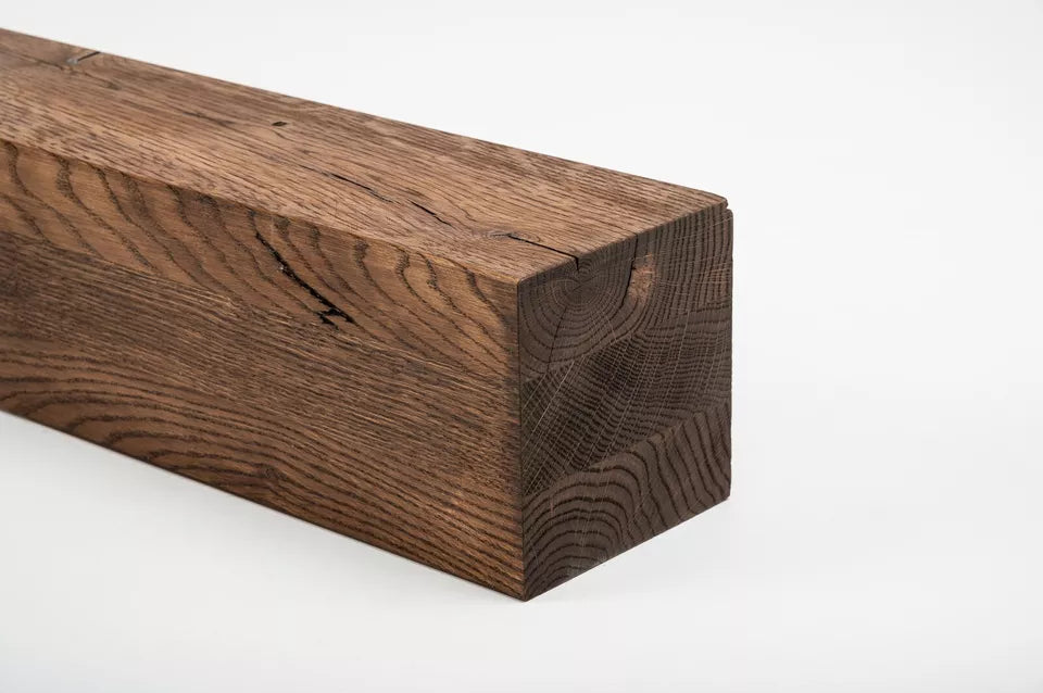 Līmētās ozola koka brusas Rustic 160x160 mm eļļots tonī Valrieksts